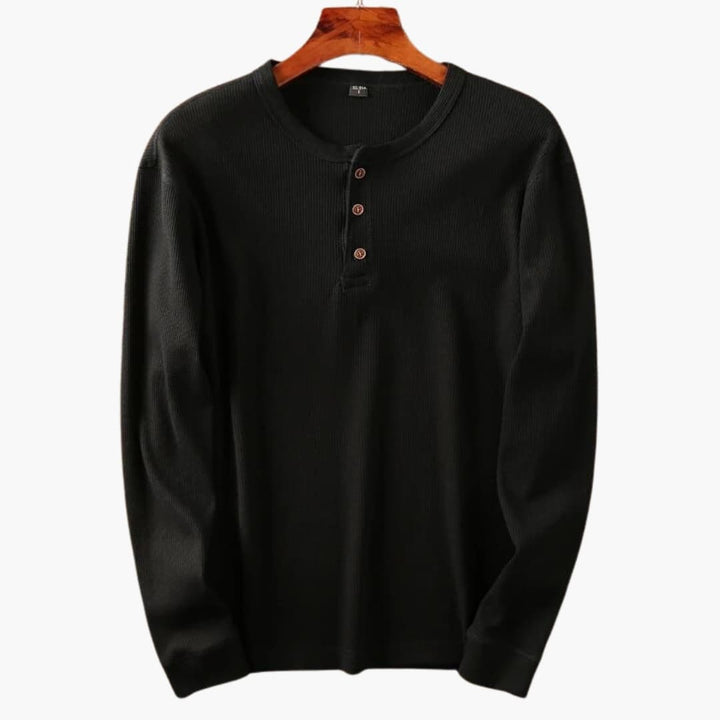 Camicia Uomo Slim Fit Manica Lunga – Collo Costine Stile Quotidiano