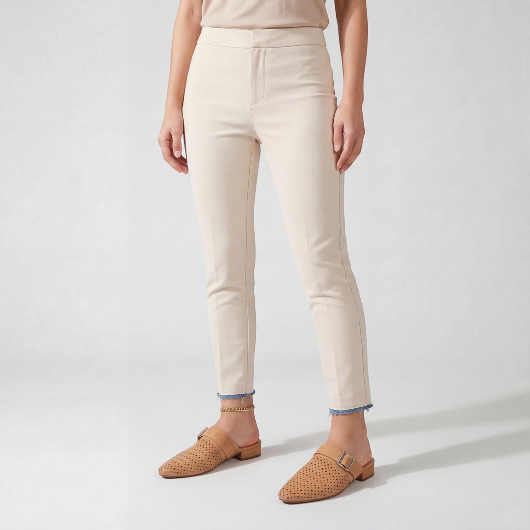 Damen Mules aus Leder – Einziger Schnallenriemen