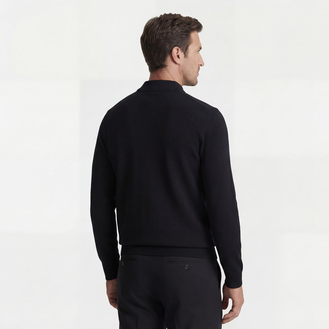 Herrenfeinstrickpullover – Pullover mit Rundhalsausschnitt, taillierter Schnitt