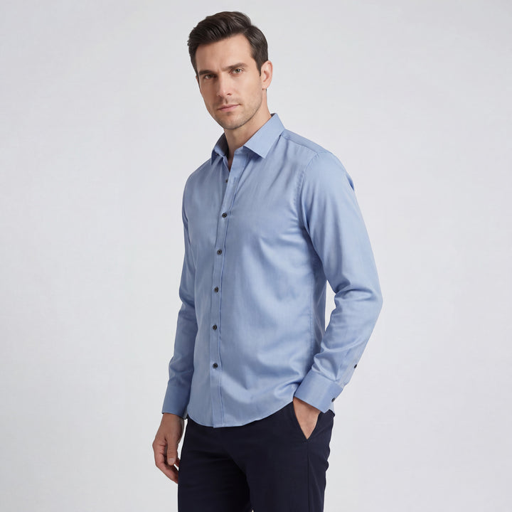 Claire Mode | Camicia Uomo Slim Fit Regolata Antipiega