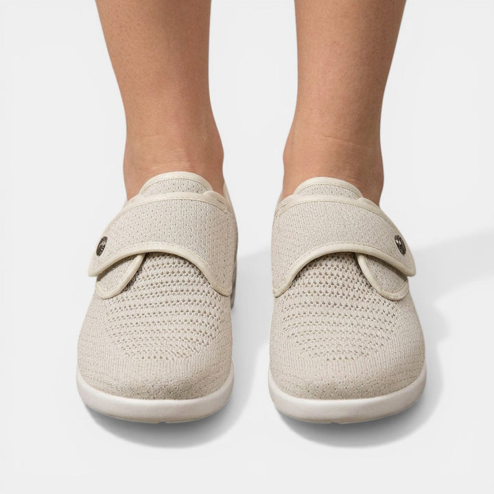 Baskets Orthopédiques Femme – Fermeture Velcro et Tige en Maille Respirante