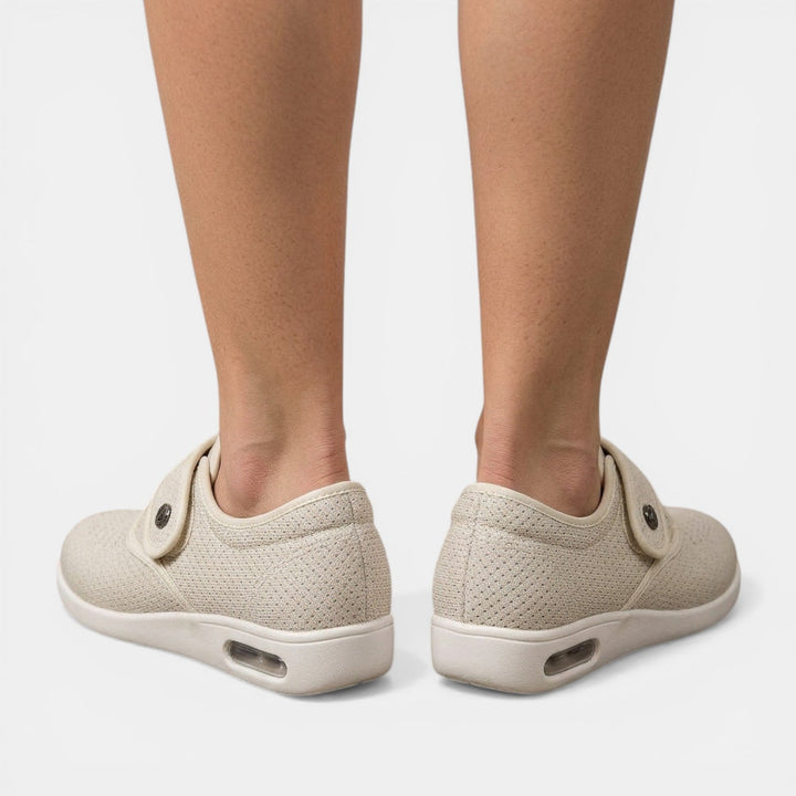 Baskets Orthopédiques Femme – Fermeture Velcro et Tige en Maille Respirante