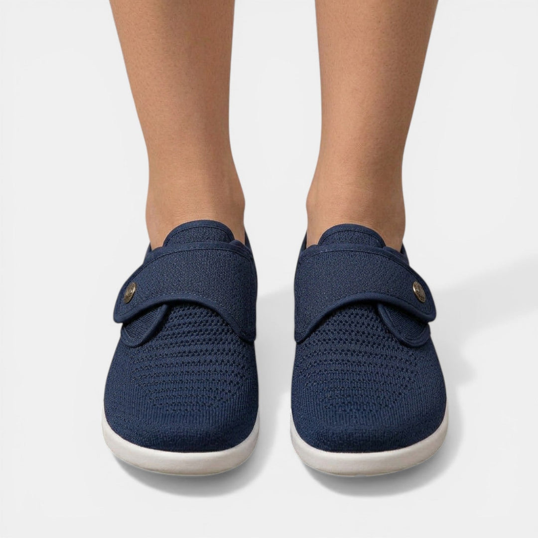 Baskets Orthopédiques Femme – Fermeture Velcro et Tige en Maille Respirante