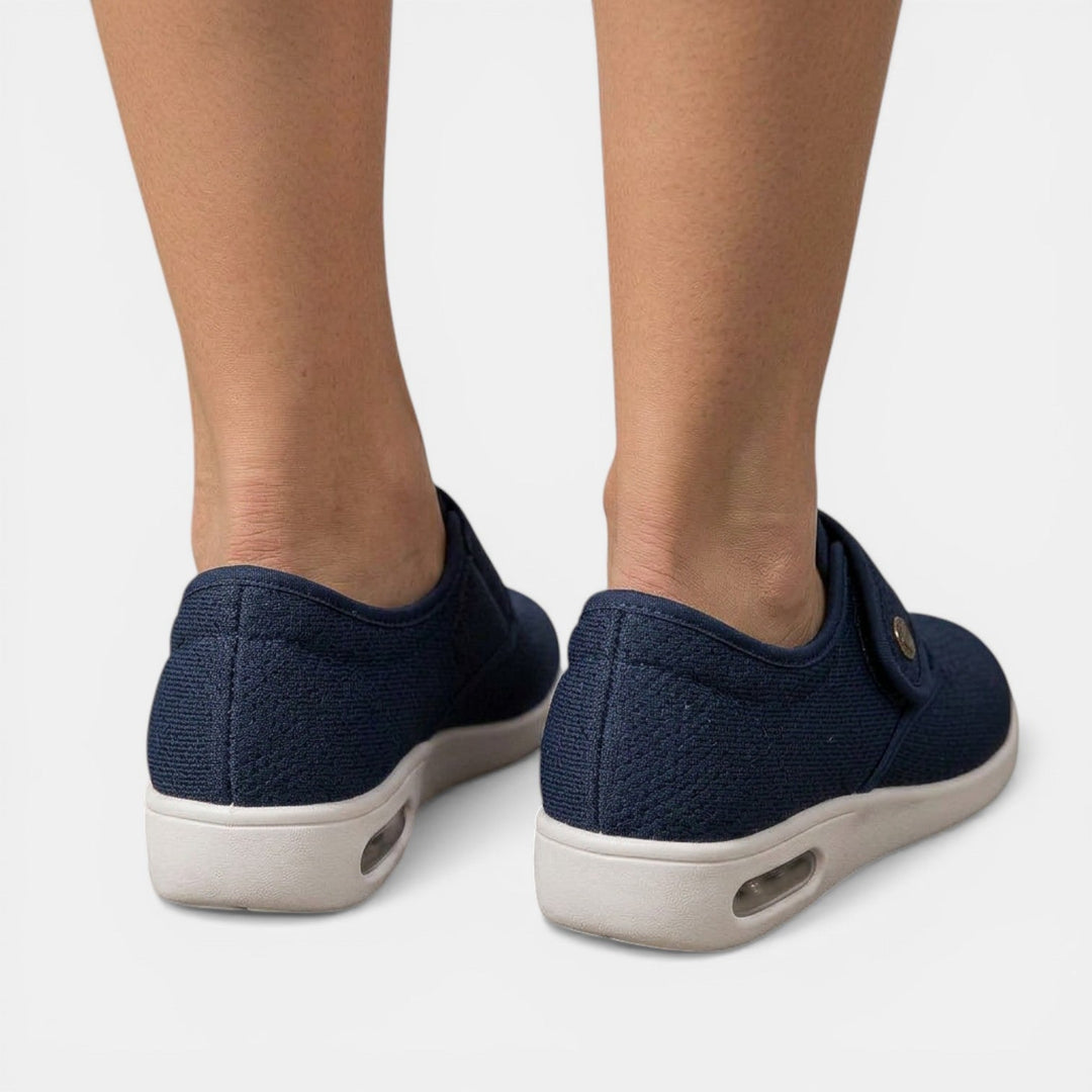 Baskets Orthopédiques Femme – Fermeture Velcro et Tige en Maille Respirante