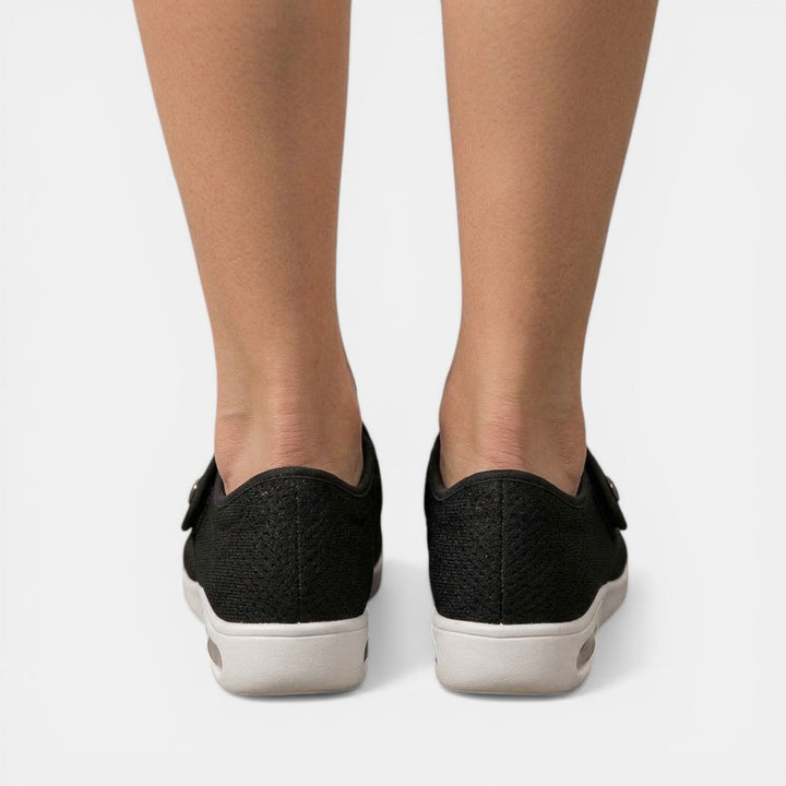 Baskets Orthopédiques Femme – Fermeture Velcro et Tige en Maille Respirante