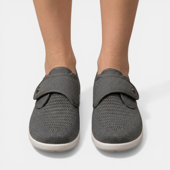 Baskets Orthopédiques Femme – Fermeture Velcro et Tige en Maille Respirante