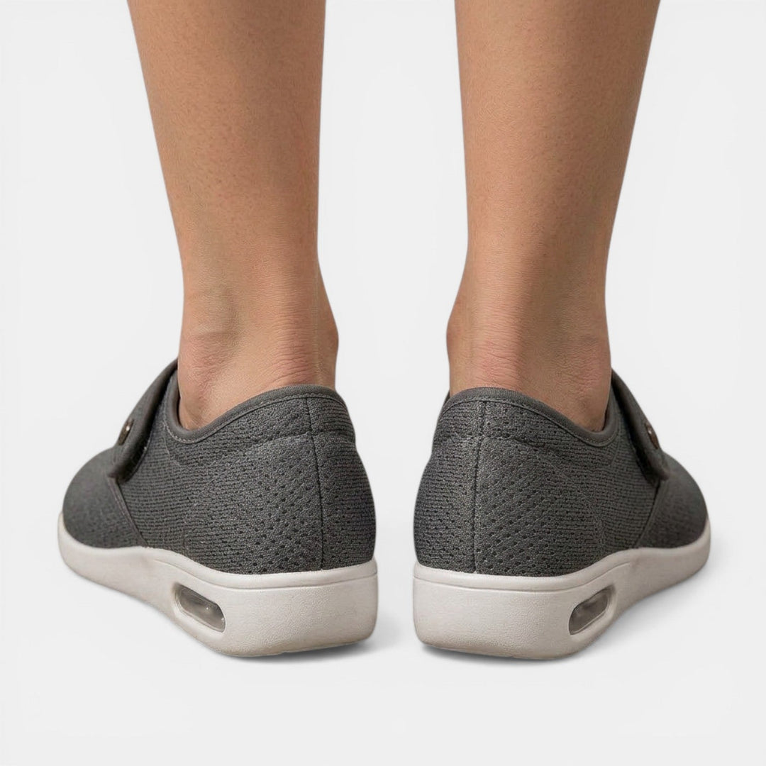 Baskets Orthopédiques Femme – Fermeture Velcro et Tige en Maille Respirante