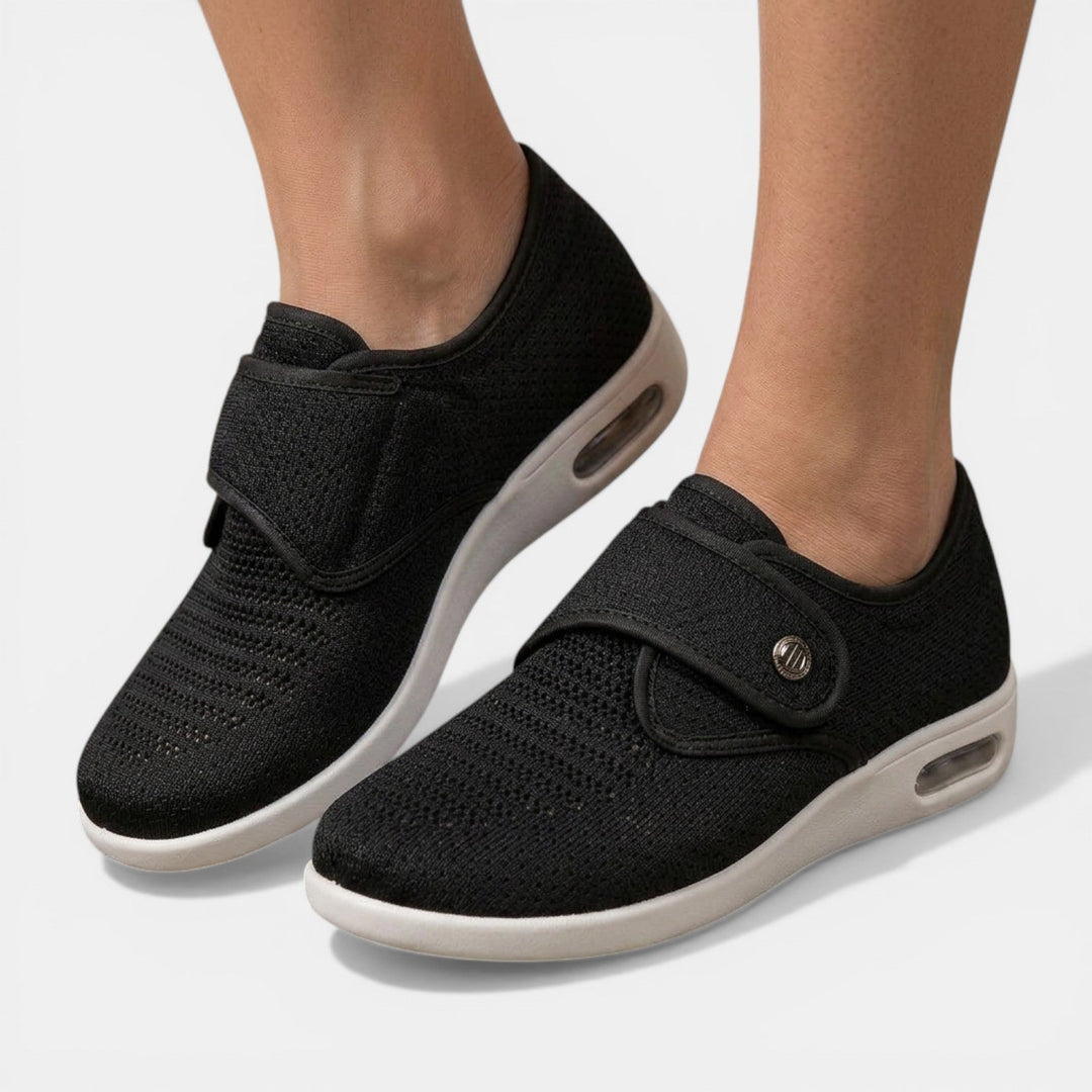 Baskets Orthopédiques Femme – Fermeture Velcro et Tige en Maille Respirante