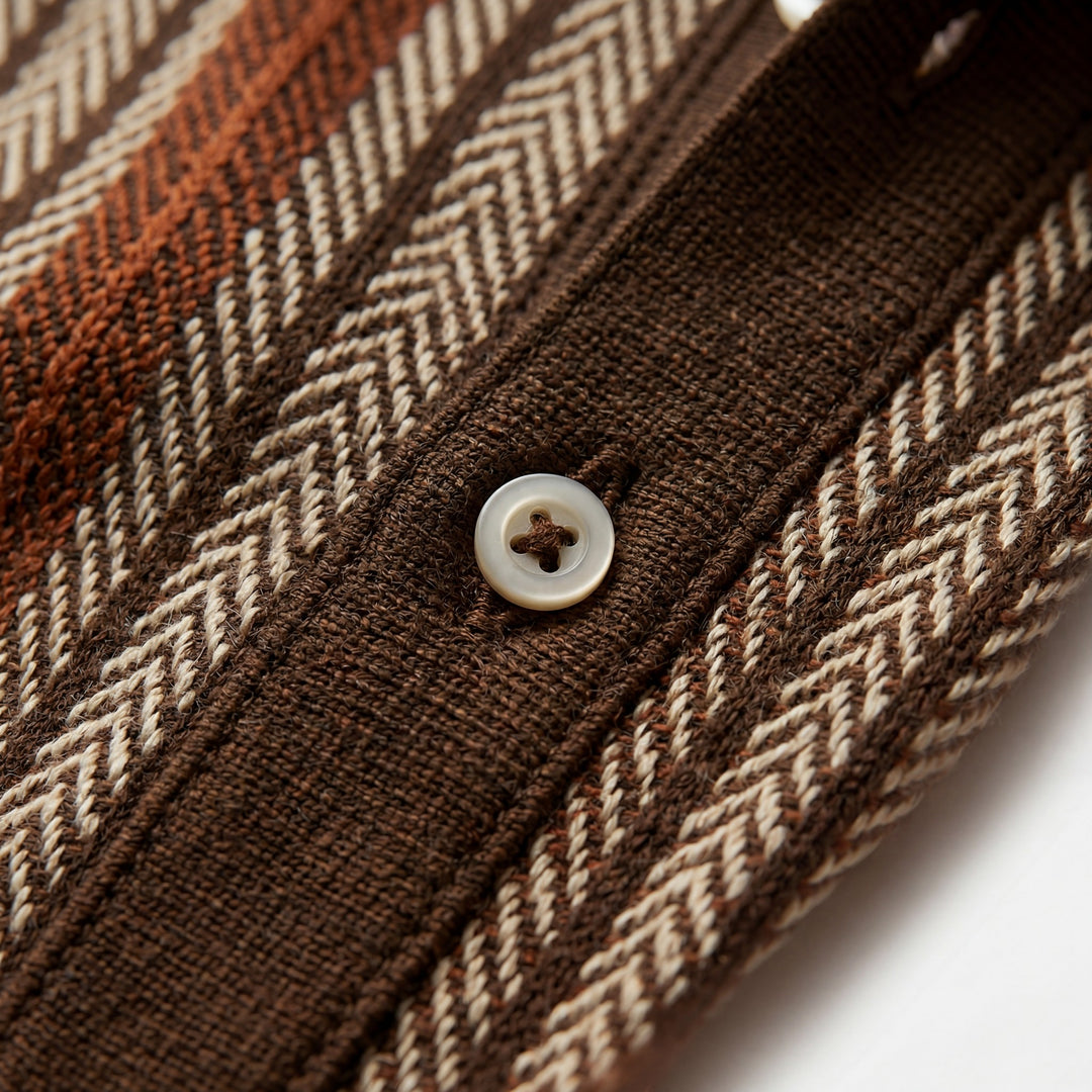 Herrenpolo aus Jacquard-Strick – Kurzarm, bequeme Passform
