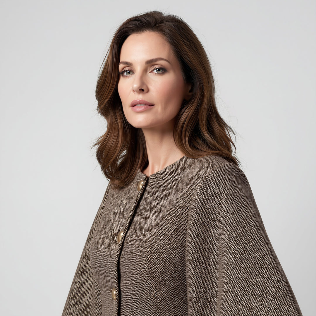 Blazer femme en tissu texturé – Coupe tailleur structurée manches lanterne