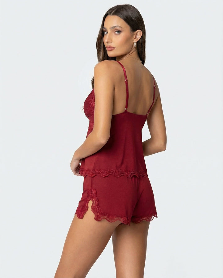 Set Top e Shorts in Pizzo Donna – Comfort ed Eleganza