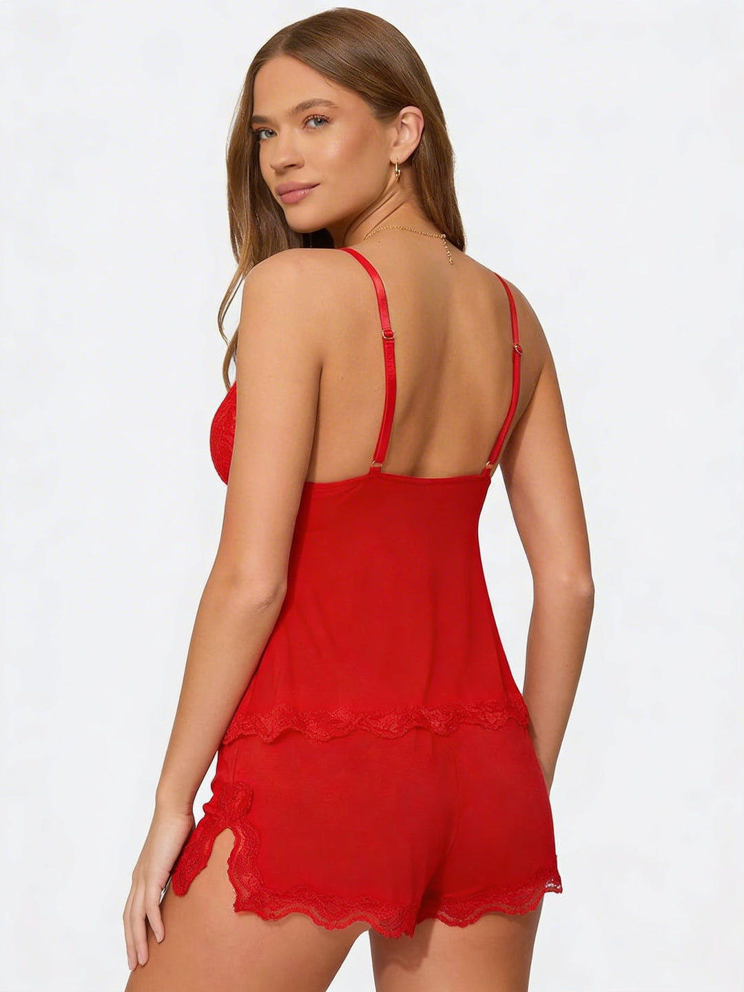 Set Top e Shorts in Pizzo Donna – Comfort ed Eleganza