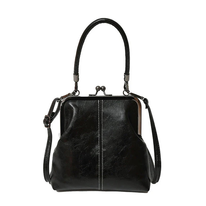 Sac à Main Femme Similicuir – Structure à Fermoir Baiser Élégant