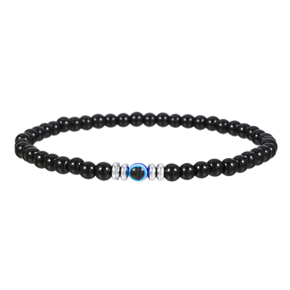 Bracelet Oeil du Diable Perles – Bijou Symbolique Couple