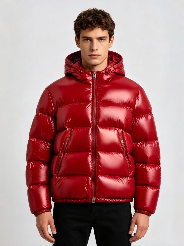 Veste Homme Matelassée à Capuche – Coupe Décontractée Style Urbain