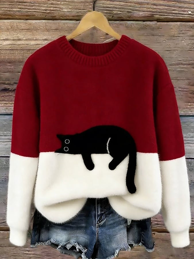 Pull Femme en Maille – Coupe Décontractée Toucher Doux