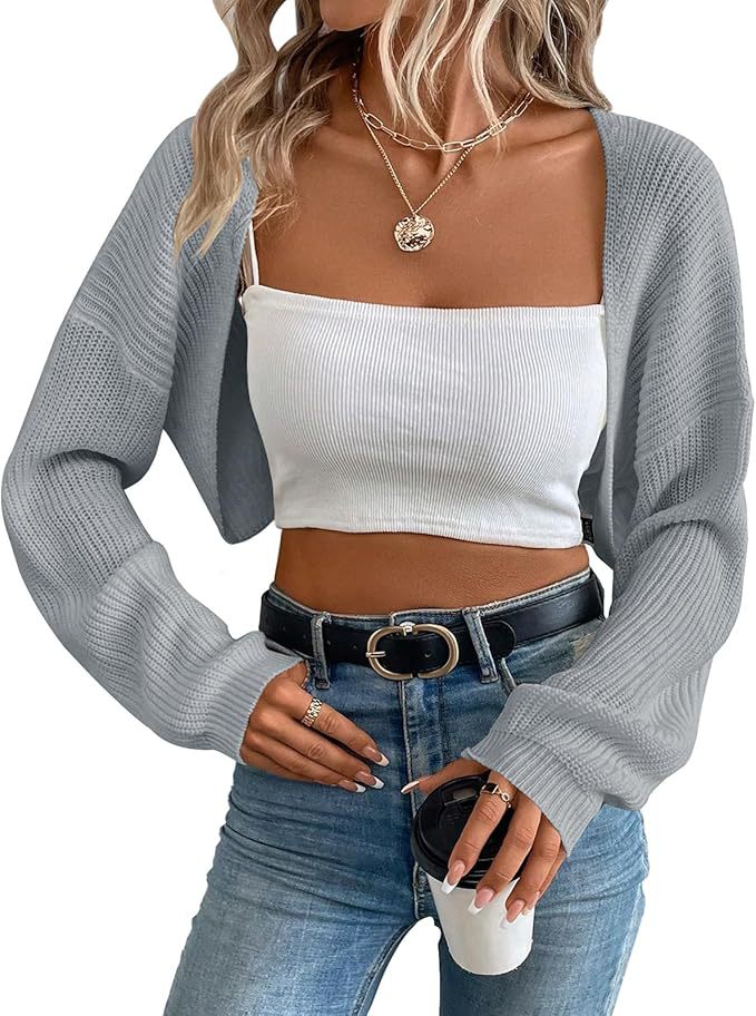 Geribbeld damesvest - Kort en open model