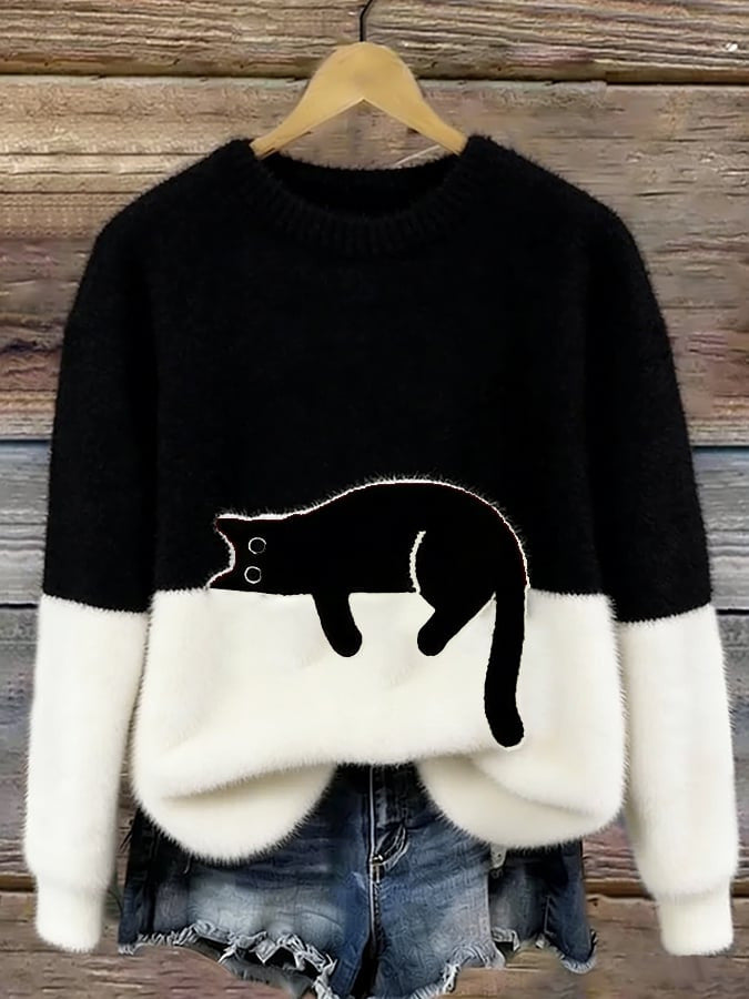 Pull Femme en Maille – Coupe Décontractée Toucher Doux
