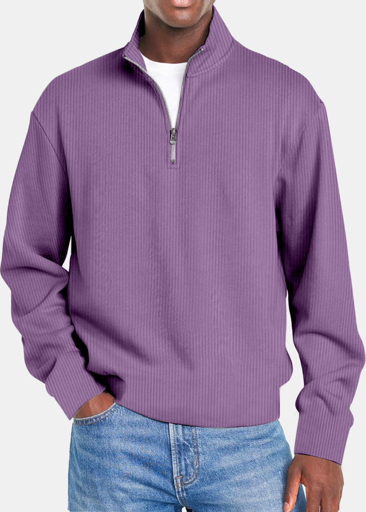 Pull Homme Slim – Tricot Zippé Sport Chic