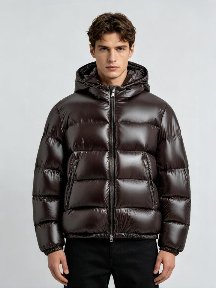 Veste Homme Matelassée à Capuche – Coupe Décontractée Style Urbain