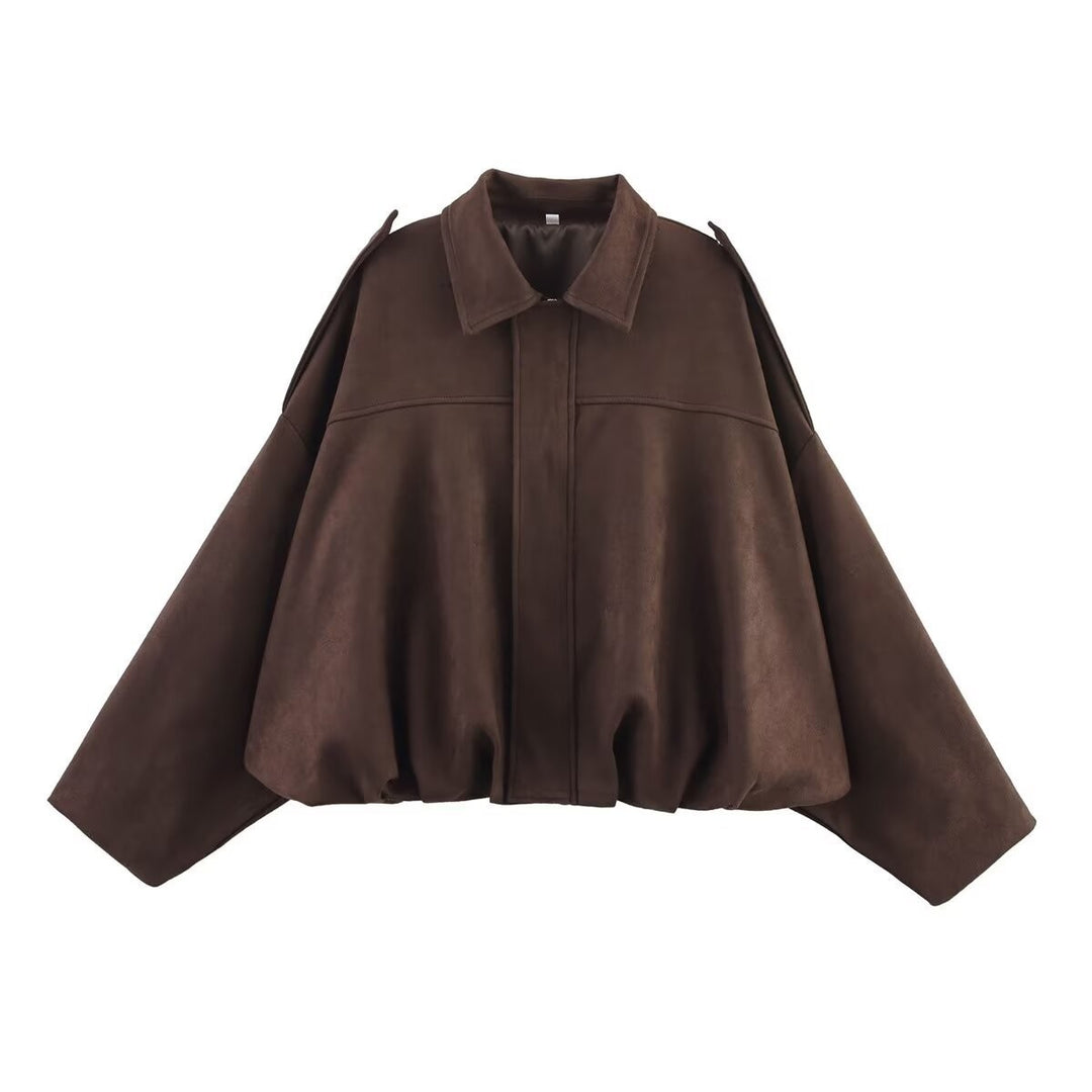 Veste Pilote Homme Effet Daim – Fini Doux Toucher Confort