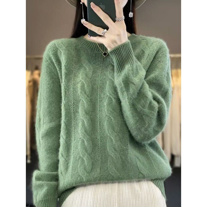 Pull Femme Laine Mérinos – Tricot Doux Coupe Classique