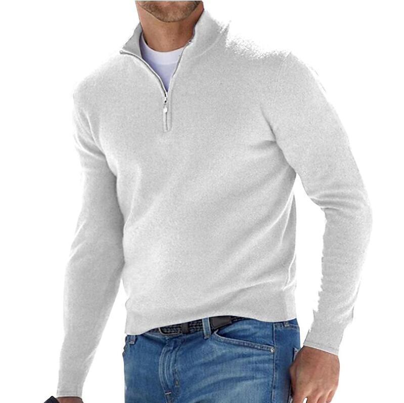 Herrenpullover aus feinem Strick – weiches, glattes Strickgewebe