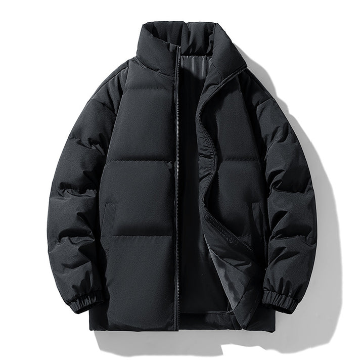 Veste Homme Matelassé Col Montant – Isolation Épaisse