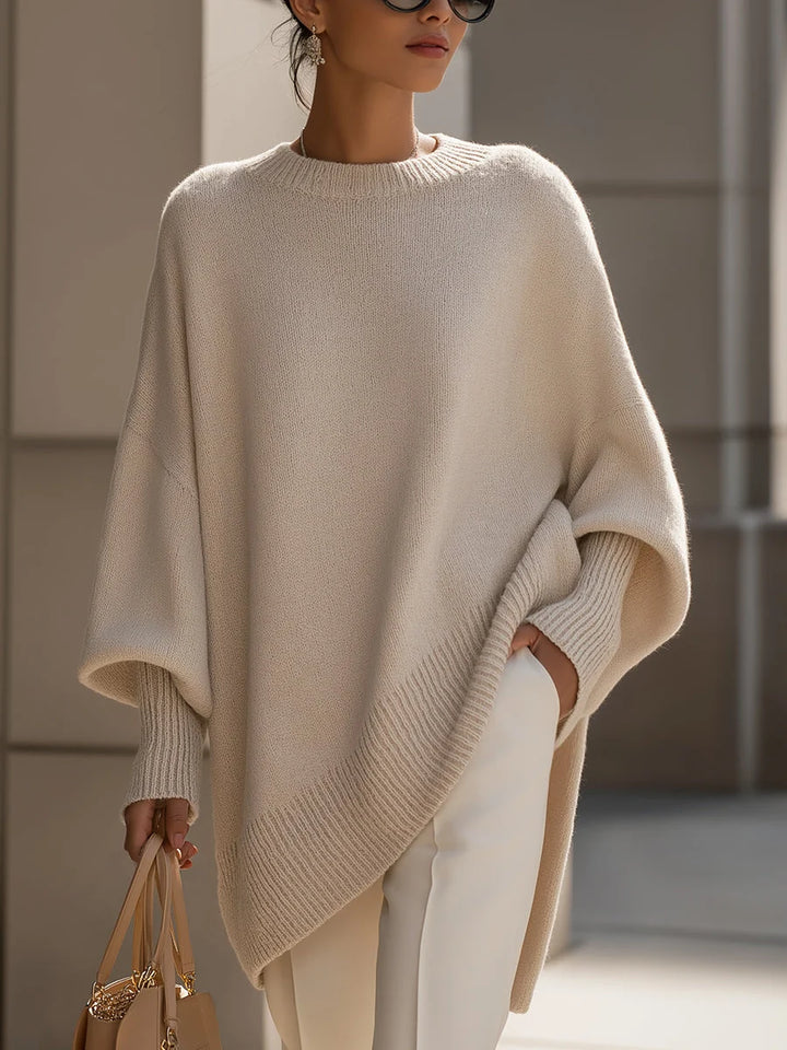 Oversize-Pullover für Damen aus Strick – Weite und dicke Passform