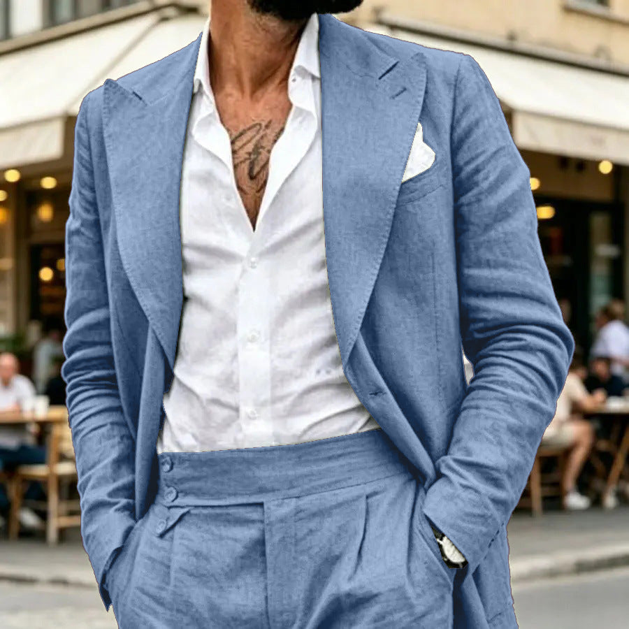 Costume Homme Deux Pièces – Coupe Slim Élégante