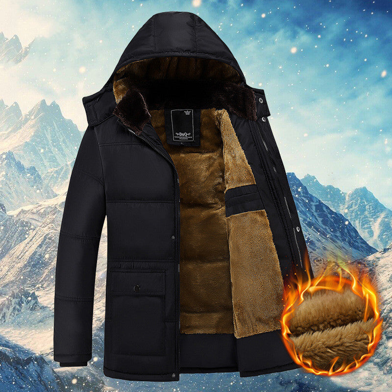Veste Homme Style Cardigan – Intérieur Doublé Peluche