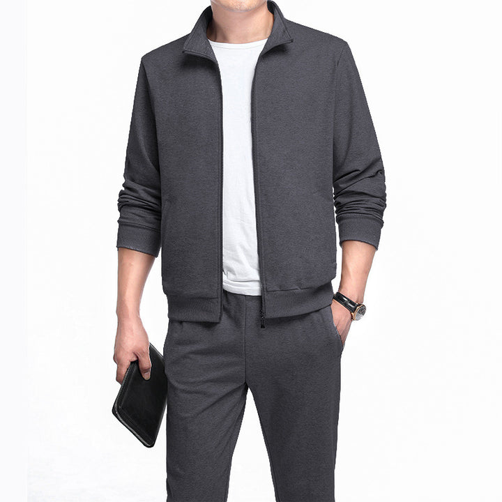 Ensemble Deux Pièces Homme – Veste Zippée Col Montant &amp; Jogger