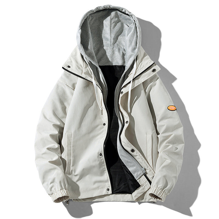 Veste à Capuche Homme – Coupe Décontractée Zippée Style Sport