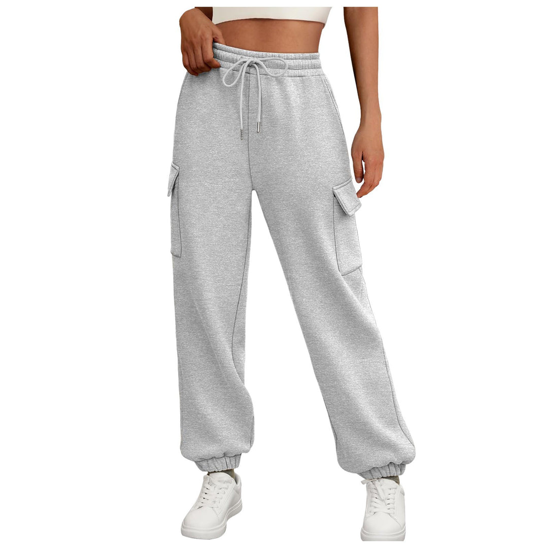 Pantalon Cargo Jogger Femme – Coupe Décontractée Doublée Polaire