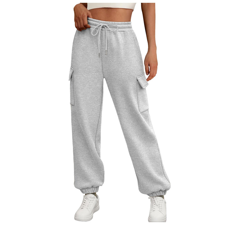 Pantalon Cargo Jogger Femme – Coupe Décontractée Doublée Polaire