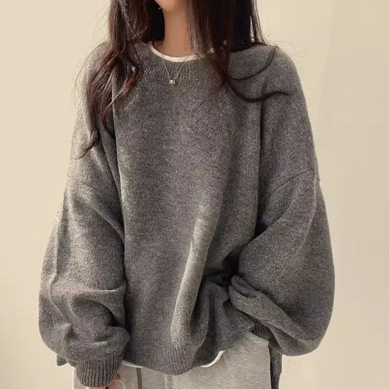 Pull Femme Maille – Coupe Ample Manches Longues