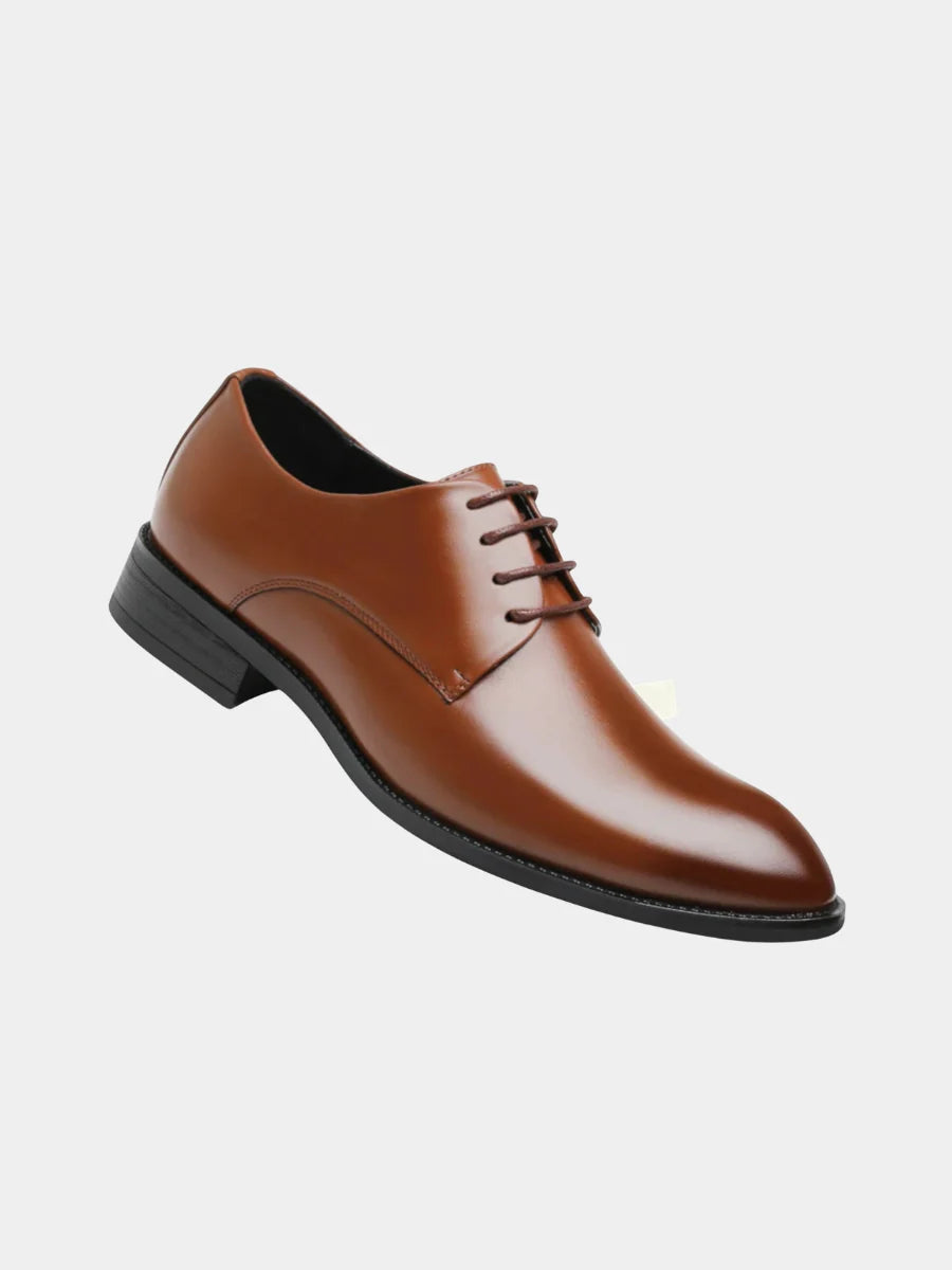 Derby-Herrenschuhe aus Rindsleder – klassische Schnürsenkel und Komfort