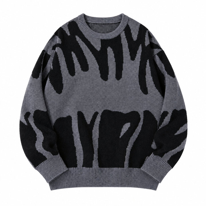 Strikket sweater til herre – minimalistisk mønster og afslappet pasform