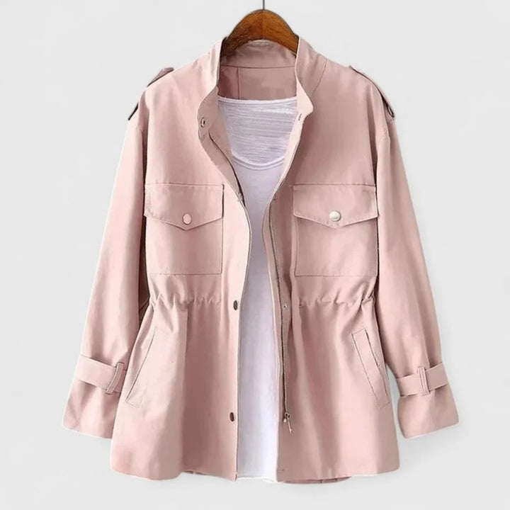 Moderner Damen-Trenchcoat – Taillierte Passform und urbane Eleganz