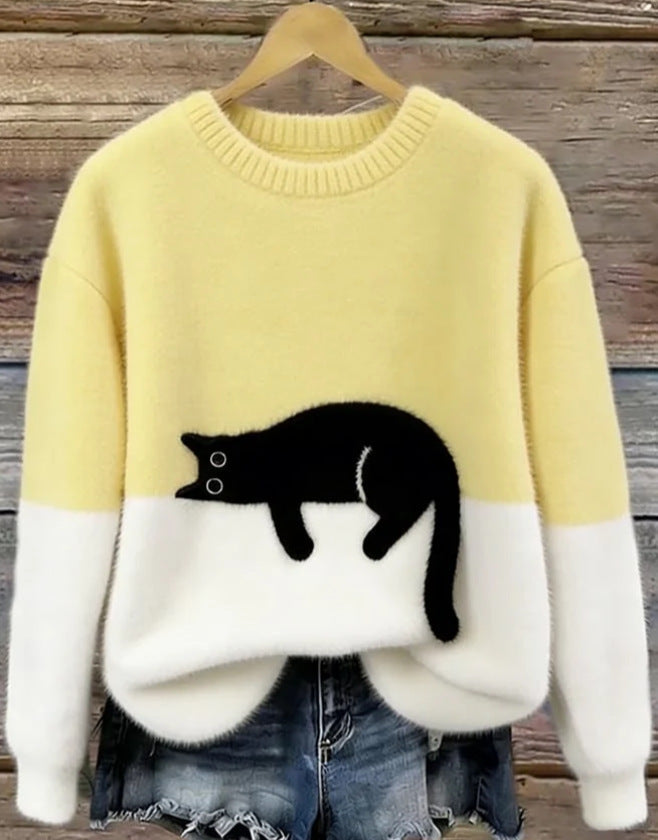 Pull Femme en Maille – Coupe Décontractée Toucher Doux