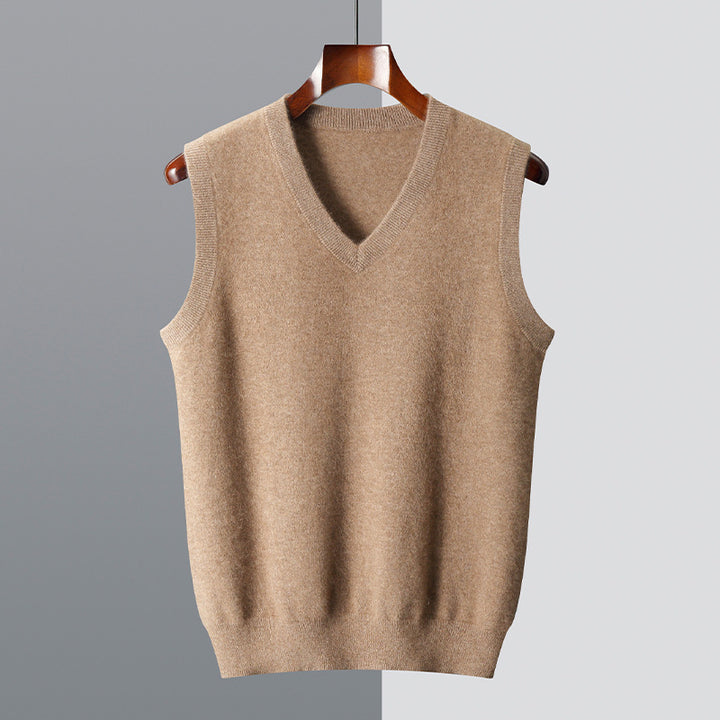 Gilet Uomo Senza Maniche Collo a V – Maglia Casual Moderna