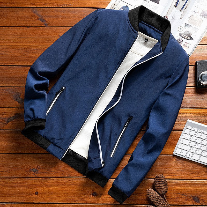 Herren-Bomberjacke – Moderne strukturierte Passform