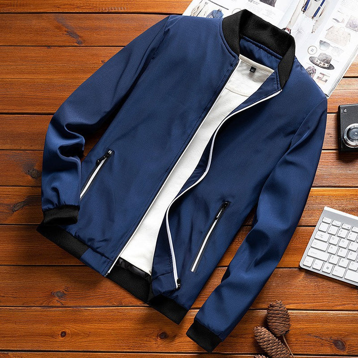Herren-Bomberjacke – Moderne strukturierte Passform