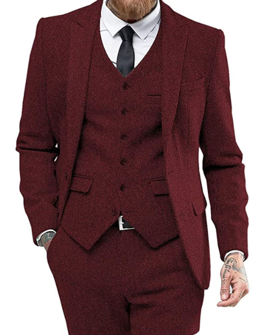 Pánský třídílný oblek – klasický krejčovský Set