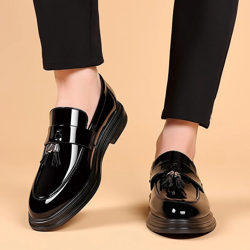 Herren-Loafer – Glattes Obermaterial, flexible klassische Sohle
