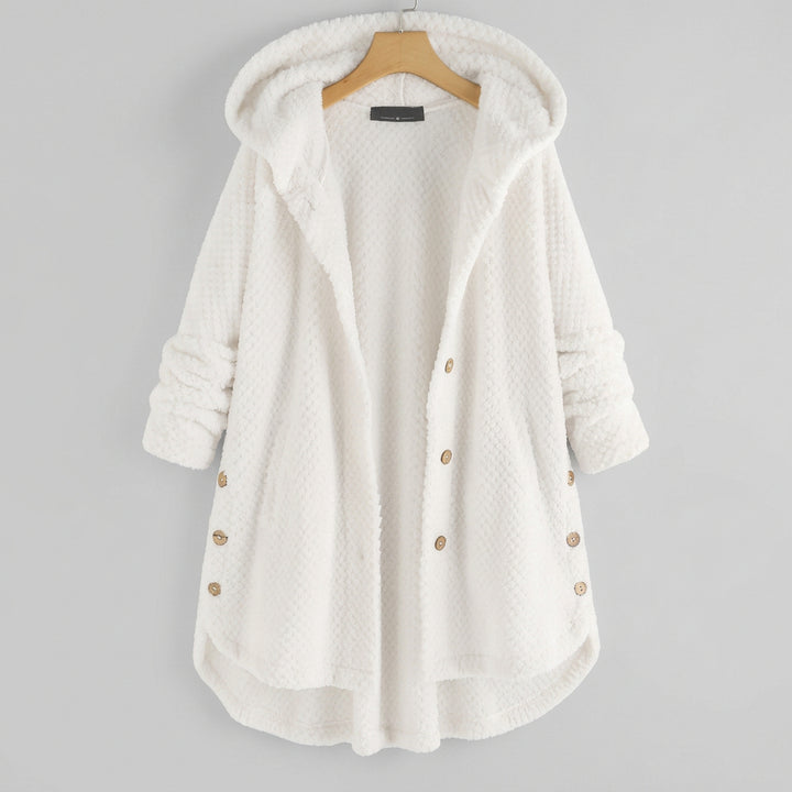 Veste Femme en Laine Polaire Douce – Coupe Décontractée, Capuche