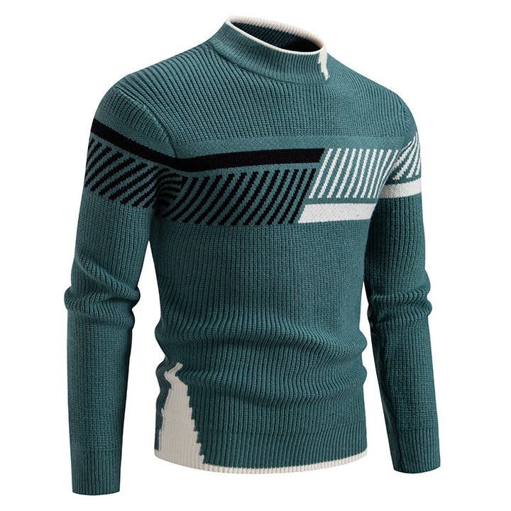 Pull Homme Maille Modal – Coupe Décontractée Épaissie