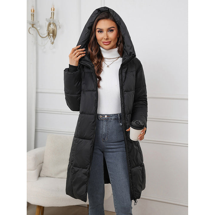 Manteau Femme à Capuche – Coupe Ample Élégante, Poches Pratiques