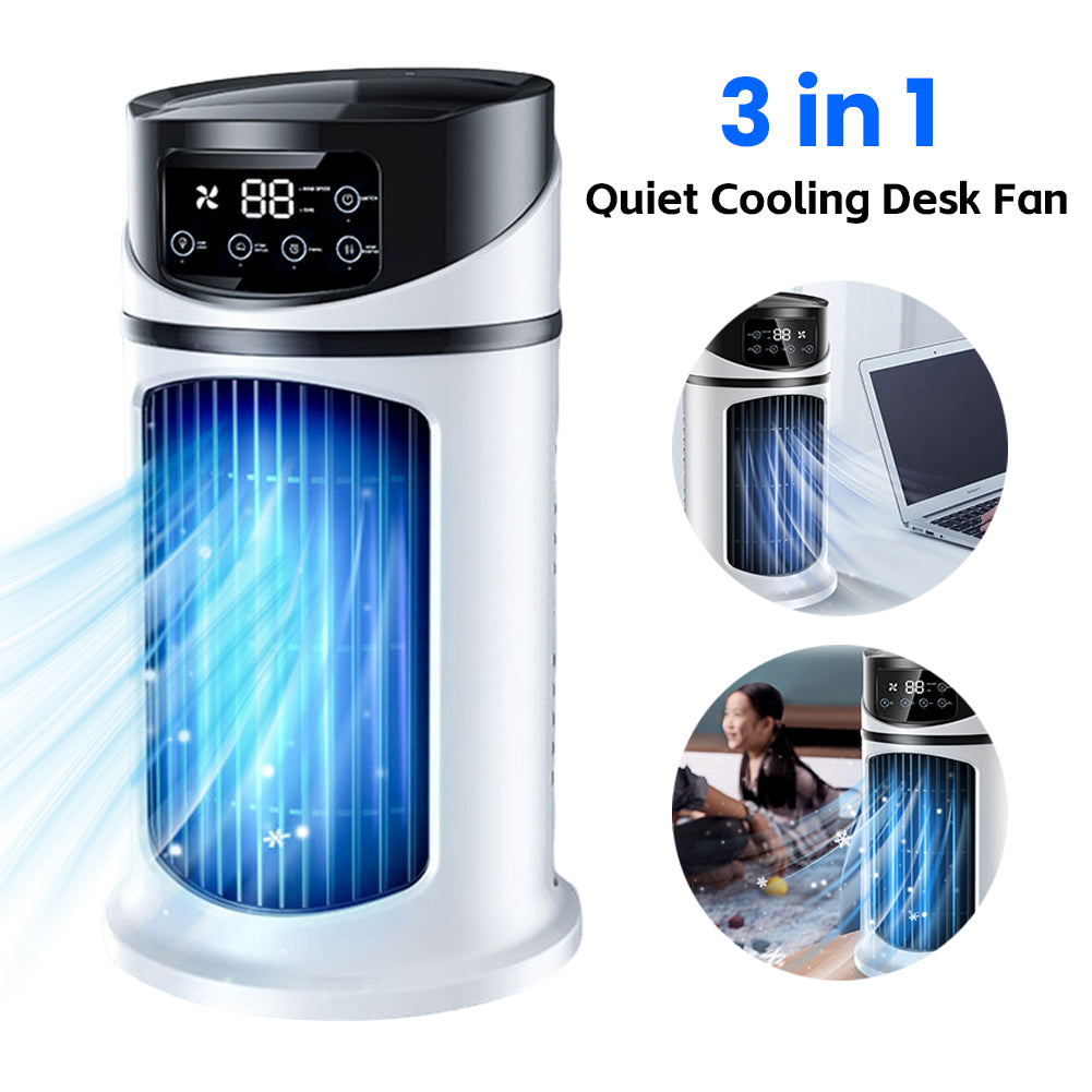 Climatizzatore Portatile Mini USB – Ventilatore Raffreddatore d’Aria da Tavolo
