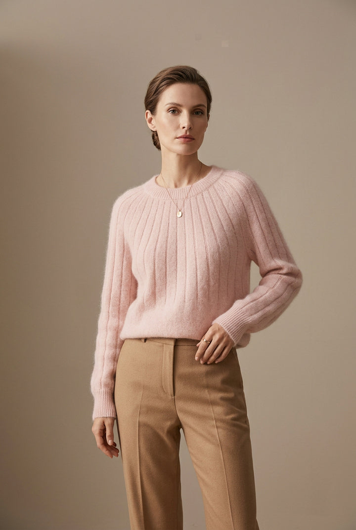 Pull Femme en Maille – Coupe Courte Décontractée